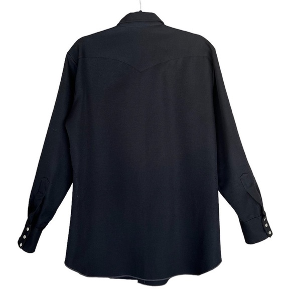 Vintage H Bar C California Ranchwear Embroidered Eagle Bib Front Western Shirt - Picture 3 of 10